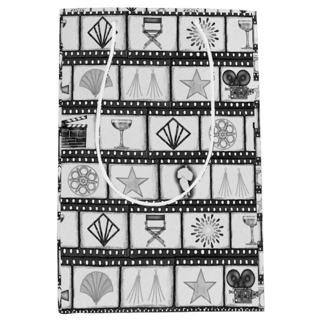 Old Hollywood Film Gift Bag (Front)