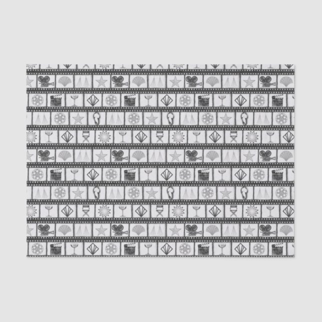 Old Hollywood Film Tissue Paper (Front)