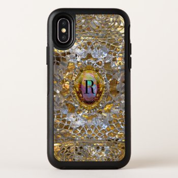Old Hollywood Pretty Girl Monogram Otterbox Symmetry Iphone X Case by LiquidEyes at Zazzle