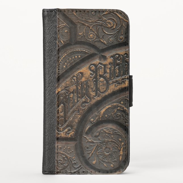 Old holy bible iPhone wallet case (Front)
