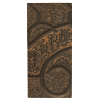 Old holy bible wood flash drive
