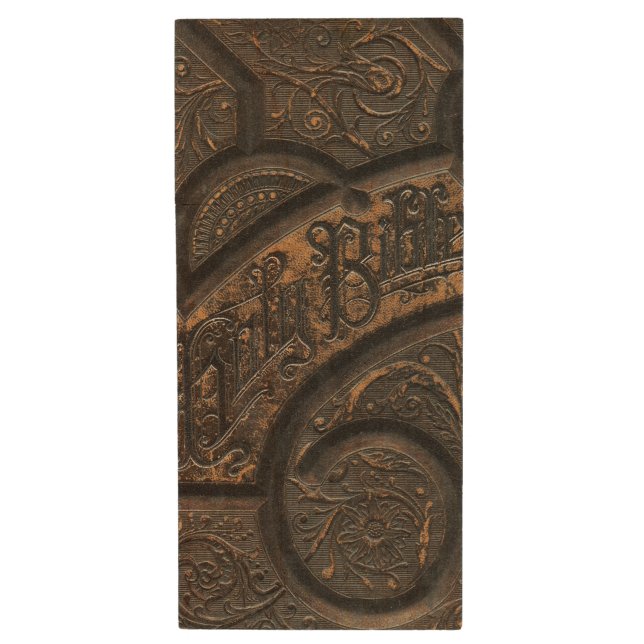 Old holy bible wood flash drive (Front Vertical)