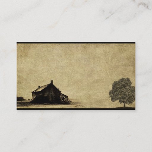 Customizable Old homestead- Prim Biz Cards Business Cards