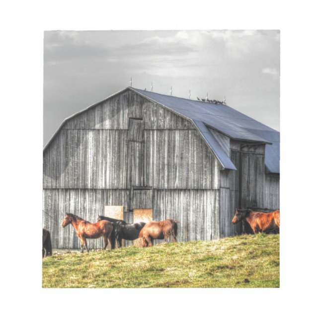 old horse barn notepad (Front)