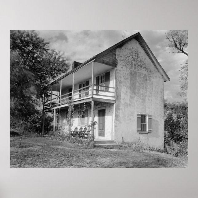 Old House at Green Castle Bridge Poster (Front)