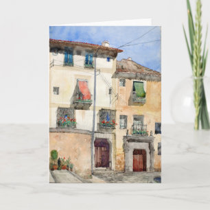 Old House at Segovia, Spain Cass Gilbert Card