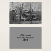 Old House ~ ATC (Front & Back)