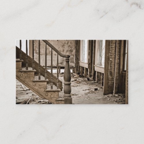 Old House Remodeling Restoration Business Card