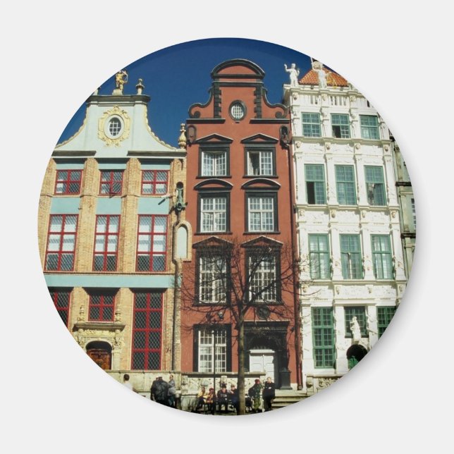 Old Houses in Gdansk Magnet (Front)