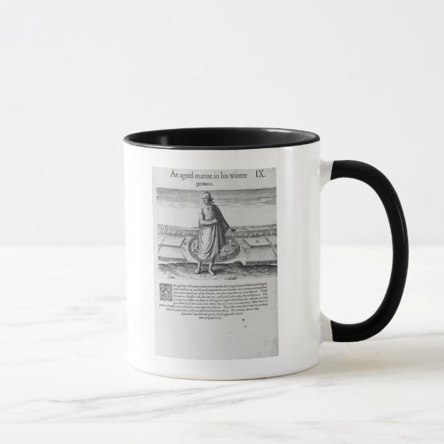 Old Indian Man in his Winter Garment Mug (Right)