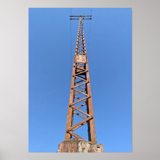 Old Industry Steel City Power Pole Holder