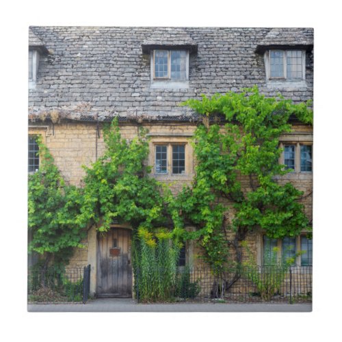 Old Inn along High Street Ceramic Tile