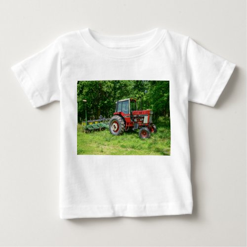 Old International Tractor Baby T_Shirt