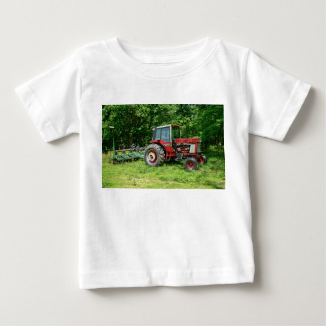 Old International Tractor Baby T-Shirt (Front)