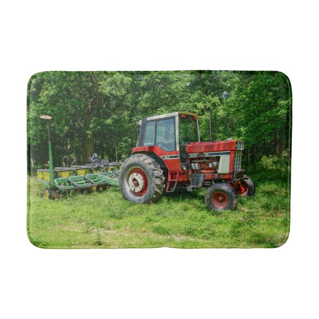 Old International Tractor Bathroom Mat (Front)