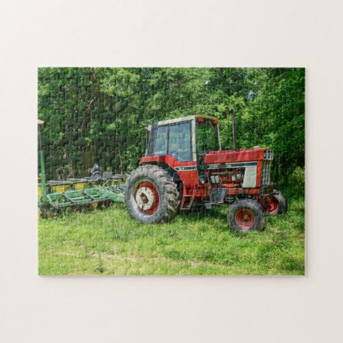 Old International Tractor Jigsaw Puzzle