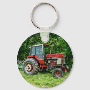 Old International Tractor Keychain