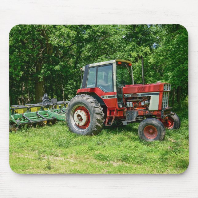 Old International Tractor Mouse Pad (Front)