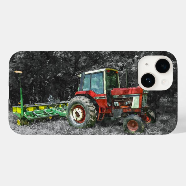 Old International Tractor Painterly Case-Mate iPhone Case (Back (Horizontal))
