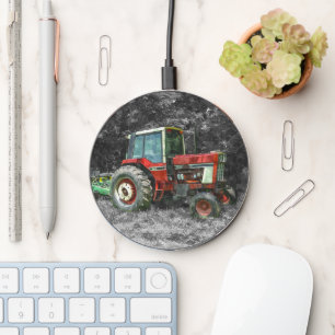 Old International Tractor Painterly Charger