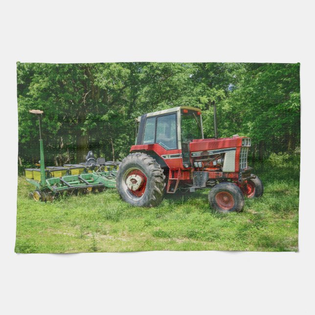 Old International Tractor Towel (Horizontal)