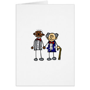 Old Interracial Gay Couple Cards