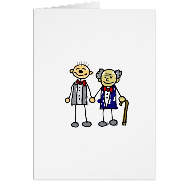 Old Interracial Gay Couple white asian (Front)