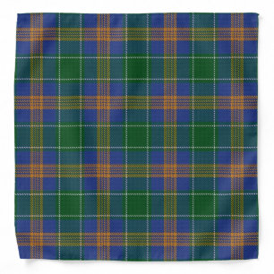 Old Ireland Clan MacAuliffe McAuliffe Tartan Plaid Bandana