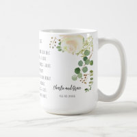 Old Irish Blessing & Personalize Wedding Greenery