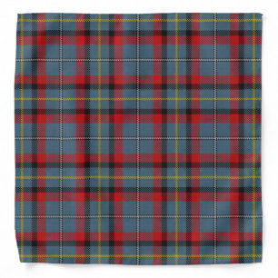 Old Irish Clan McNamara Tartan Plaid Bandana