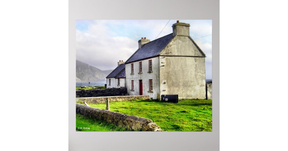 wall print party agreement Farmhouse Old  Print Irish Zazzle.com