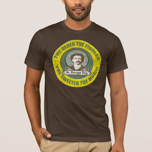 Old Irish Fiddler T-Shirt (Front)