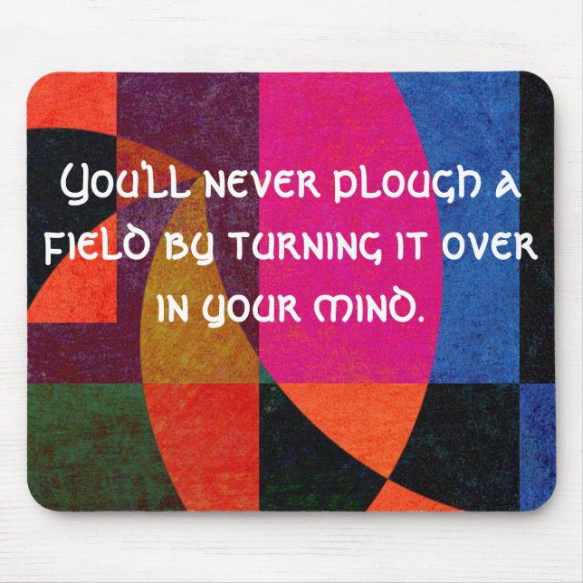 Old Irish Saying Mouse Pad (Front)