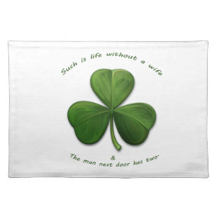Old Irish Sayings Cloth Placemat
