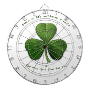 Old Irish Sayings Dart Board