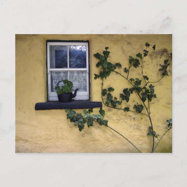 old irish window postcard (Front)