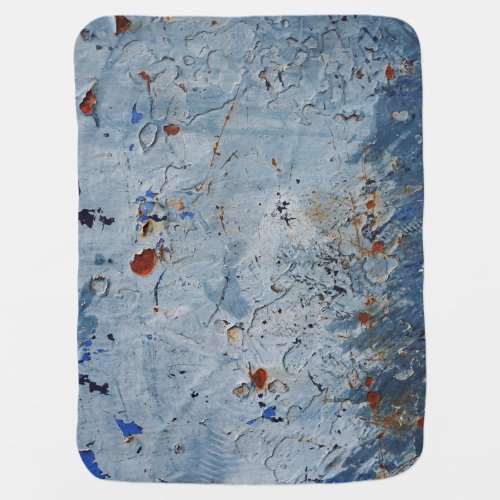Old Iron Blue Stain Corrode Baby Blanket