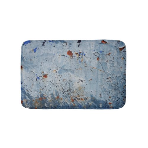 Old Iron Blue Stain Corrode Bath Mat