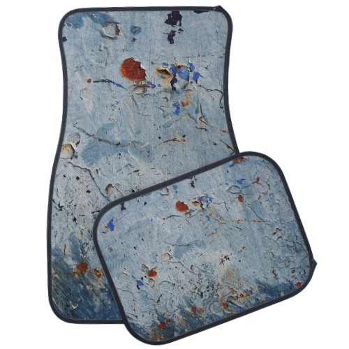 Old Iron Blue Stain Corrode Car Floor Mat