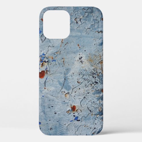 Old Iron Blue Stain Corrode iPhone 12 Case
