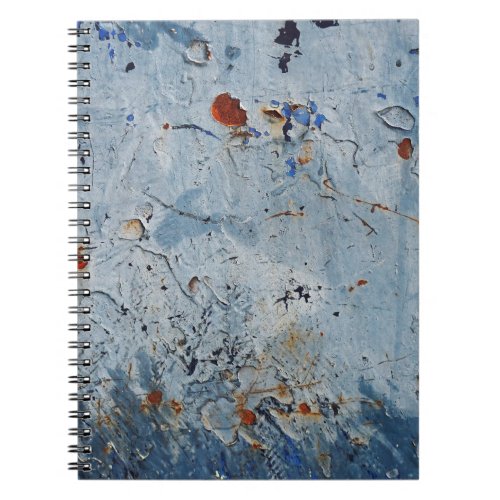 Old Iron Blue Stain Corrode Notebook
