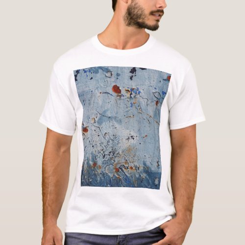 Old Iron Blue Stain Corrode T_Shirt