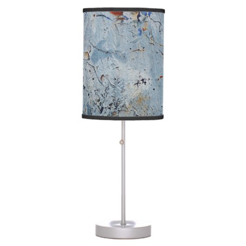Old Iron Blue Stain Corrode Table Lamp