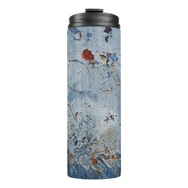 Old Iron Blue Stain Corrode Thermal Tumbler (Front)