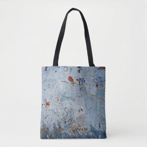 Old Iron Blue Stain Corrode Tote Bag