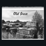 Old Iron Classic Cars Calendar<br><div class="desc">Junkyard scenes with old classic cars</div>