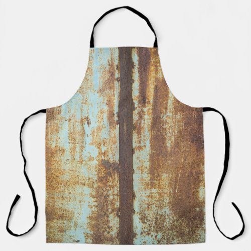 Old Iron Rust Metal Background Apron