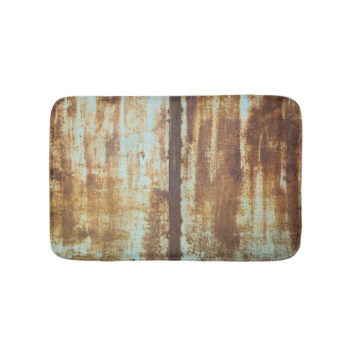 Old Iron Rust Metal Background Bath Mat