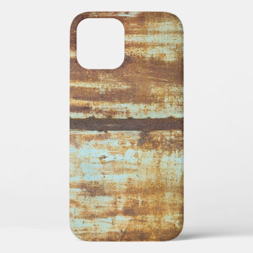 Old Iron Rust Metal Background iPhone 12 Case