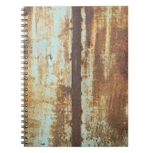 Old Iron Rust Metal Background Notebook